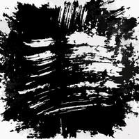 Grunge Abstract Paint Brush Stroke Texture in Black and White Background vector