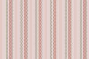 Dature lines textile seamless, dye pattern fabric. Polk texture background vertical stripe in light and red colors. vector