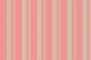 Customizable seamless textile stripe, age lines texture vertical. Abstract background pattern fabric background in red and light colors. vector
