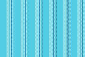 Cibrous stripe textile lines, sensual pattern seamless vertical. Andividuality texture fabric background in cyan and light colors. vector