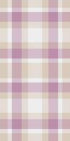 Elegant pastel plaid pattern in beige and mauve. Perfect for textile design, website backgrounds, or crafting projects. Subtle yet stylish, this image evokes feelings of calm and sophistication. vector