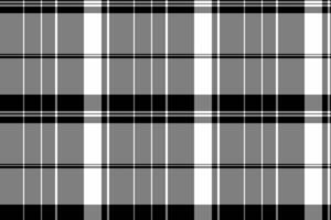 Stylish monochrome plaid pattern. Perfect for textile design, website backgrounds, or fashion projects. This sophisticated, geometric texture offers a timeless appeal and clean aesthetic. vector