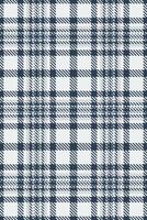 Couch tartan pattern check, fold plaid fabric. Fancy background textile texture seamless in cyan and white colors. vector