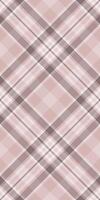 Elegant pink and brown plaid pattern, perfect for textile design, fashion, and branding. This seamless texture offers a sophisticated, timeless aesthetic, symbolizing warmth and comfort. vector