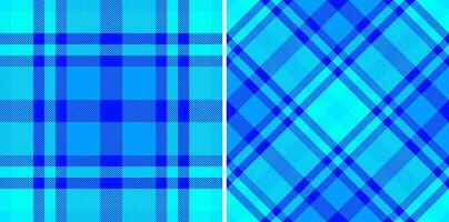 Vibrant blue plaid patterns, perfect for textile design, website backgrounds, or fashion projects. These striking textures offer a bold, geometric aesthetic, representing modern style and energy. vector