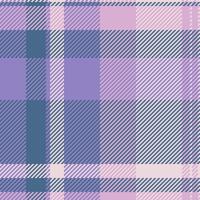 Real tartan textile, scotland texture background pattern. Graphic plaid fabric check seamless in cyan and indigo colors. vector