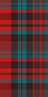 Empty pattern tartan seamless, glamor fabric plaid check. Endless textile texture background in red and dark colors. vector