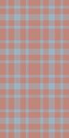 Soft coral and light blue plaid pattern. Perfect for textile design, backgrounds, or website design. A subtle yet stylish texture, evoking feelings of calm and comfort. vector