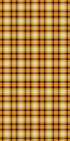 Linear texture check tartan, gift card background plaid seamless. Eps fabric pattern textile in amber and dark colors. vector