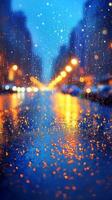 Golden Rain at Dusk, Rain showers photo