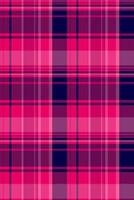 Silky plaid check , neat pattern fabric textile. Dog tooth tartan texture background seamless in pink and bright colors. vector