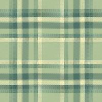 Subtle sage green and cream plaid pattern. Elegant, textured design perfect for apparel, home decor, or website backgrounds. Evokes feelings of calm and sophistication. vector