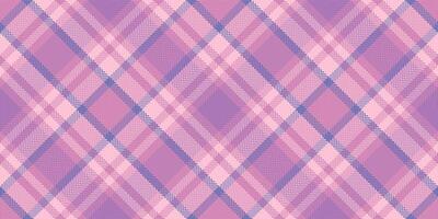 Subtle pink and purple plaid pattern, perfect for textile design, fashion, or website backgrounds. This elegant, seamless texture evokes feelings of warmth and sophistication. vector