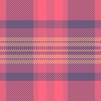 Stylish pink and purple plaid pattern. Perfect for textile design, apparel, or website backgrounds. This seamless texture offers a modern, sophisticated feel with a touch of vintage charm. vector