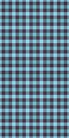 Serene blue and dark teal gingham pattern. Perfect for backgrounds, textiles, or web design. This repeating texture offers a calming visual rhythm, representing order and tranquility. vector