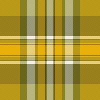 Vibrant yellow and olive green plaid pattern. Perfect for textile design, autumnal themes, or creating a warm, inviting mood. vector