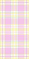 Age check texture background, large tartan seamless pattern. Famous plaid textile fabric in light and white colors. vector