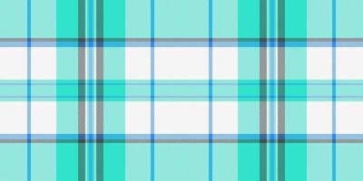 Vibrant teal and white plaid pattern. Perfect for textile design, websites, or packaging. Clean, modern, and versatile evokes freshness and style. vector