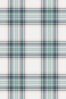 Diamond tartan pattern , tablecloth fabric background seamless. Cover texture textile plaid check in cyan and white colors. vector