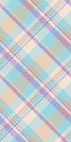 Pastel plaid pattern, perfect for textile design, fashion, or website backgrounds. Subtle, soft color palette evokes feelings of calm and serenity. vector
