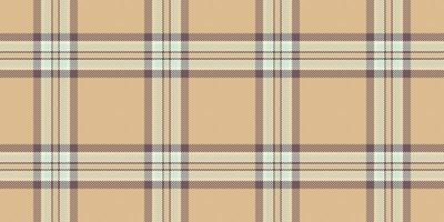 Subtle beige and taupe plaid pattern. Perfect for textile design, website backgrounds, or autumnal themed projects. This seamless texture evokes warmth and a classic, sophisticated style. vector