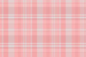 Gift fabric texture textile, contemporary seamless check pattern. Layout tartan plaid background in light and red colors. vector