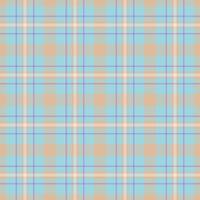 Hipster pattern fabric, wrapping tartan check textile. 30s texture seamless background plaid in light and grey colors. vector