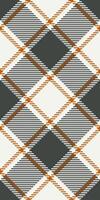 Elegant autumnal plaid pattern. Warm, earthy tones create a sophisticated textile design perfect for fall fashion, home decor, or website backgrounds. vector