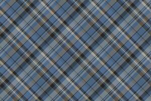 Elegant diagonal plaid pattern in muted blues, grays, and beige. Perfect for textile design, website backgrounds, or crafting projects. Subtle texture adds depth and sophistication. vector