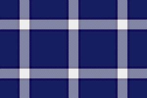 Classic navy blue and white plaid pattern. Versatile design ideal for textile, fashion, and web backgrounds. Clean, simple, and timeless, evoking feelings of sophistication and tradition. vector
