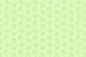 Soft green leaf pattern background. Elegant, minimalist design perfect for websites, stationery, or textile prints. Evokes freshness, nature, and tranquility. vector
