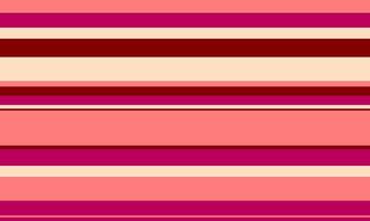 Vibrant horizontal stripes in shades of pink, red, and cream create a dynamic and versatile pattern. vector