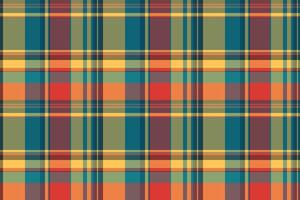 Vibrant autumnal plaid pattern. Perfect for textile design, website backgrounds, or fallthemed projects. vector