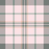Elegant pastel pink and gray plaid pattern. Perfect for textile design, fashion, branding, or website backgrounds. Subtle texture and soft color palette create a calming, sophisticated aesthetic. vector