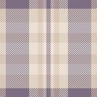 Elegant neutral plaid pattern. Subtle beige and mauve tones create a sophisticated texture, ideal for textile design, website backgrounds, or stationery. Evokes warmth and comfort. vector