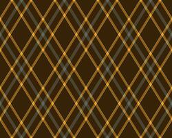 Elegant diagonal plaid pattern in rich brown and gold hues. Perfect for fallthemed designs, website backgrounds, or textile prints. vector