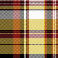 Vibrant autumnal plaid pattern in warm golds, reds, and blacks. Perfect for fallthemed designs, textiles, or website backgrounds. Evokes feelings of warmth, comfort, and tradition. vector