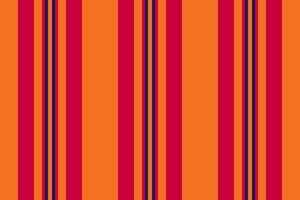 Daisy background fabric, shabby lines texture stripe. Turkish vertical textile pattern seamless in orange and red colors. vector