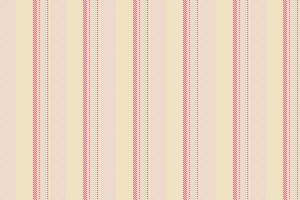 Romantic lines background, curve seamless fabric vertical. India pattern stripe textile texture in light and red colors. vector