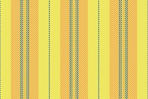 Mross seamless vertical fabric, carpet pattern textile stripe. Vccupation lines background texture in yellow and orange colors. vector