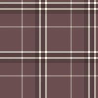 Elegant brown and cream plaid pattern. Perfect for textile design, fashion, website backgrounds, or autumnal themes. Subtle yet sophisticated, this seamless texture evokes warmth and comfort. vector