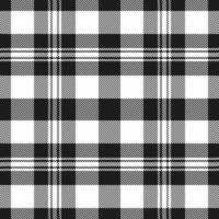 Stylish black and white plaid pattern. Perfect for textile design, apparel, website backgrounds, or packaging. This classic, timeless design offers versatility and sophistication. vector