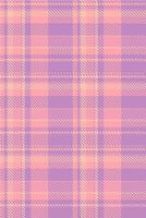Pastel pink and lilac plaid pattern. Subtle texture and soft color palette ideal for backgrounds, textiles, or fashion design. Evokes feelings of warmth and comfort. vector