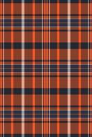 Intense check pattern plaid, holiday fabric tartan . Warmth seamless textile background texture in dark and red colors. vector