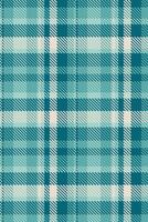 Dimensional texture seamless, occupation textile check background. Deluxe pattern fabric plaid tartan in light and cyan colors. vector