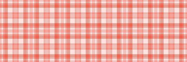 Soft coral and white plaid pattern. Ideal for textile design, website backgrounds, or scrapbooking. Subtle texture adds visual interest. vector
