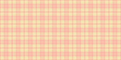 Subtle pastel pink and yellow plaid pattern. Perfect for backgrounds, textiles, or website design. This soft, repeating texture evokes feelings of warmth and tranquility. vector