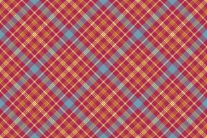 Vibrant diagonal plaid pattern in warm autumnal hues. Perfect for textile design, fall fashion, or website backgrounds. This seamless texture evokes feelings of warmth, comfort, and tradition. vector