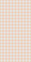 Pastel peach and white gingham pattern. Perfect for backgrounds, textile designs, or crafting projects. Subtle texture adds visual interest. Evokes feelings of calmness and spring. vector
