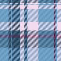 Elegant pastel plaid pattern in soft blues and pinks. Ideal for textile design, fashion, websites, and branding projects. vector